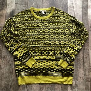 Aztec print Neon Unisex Sweater